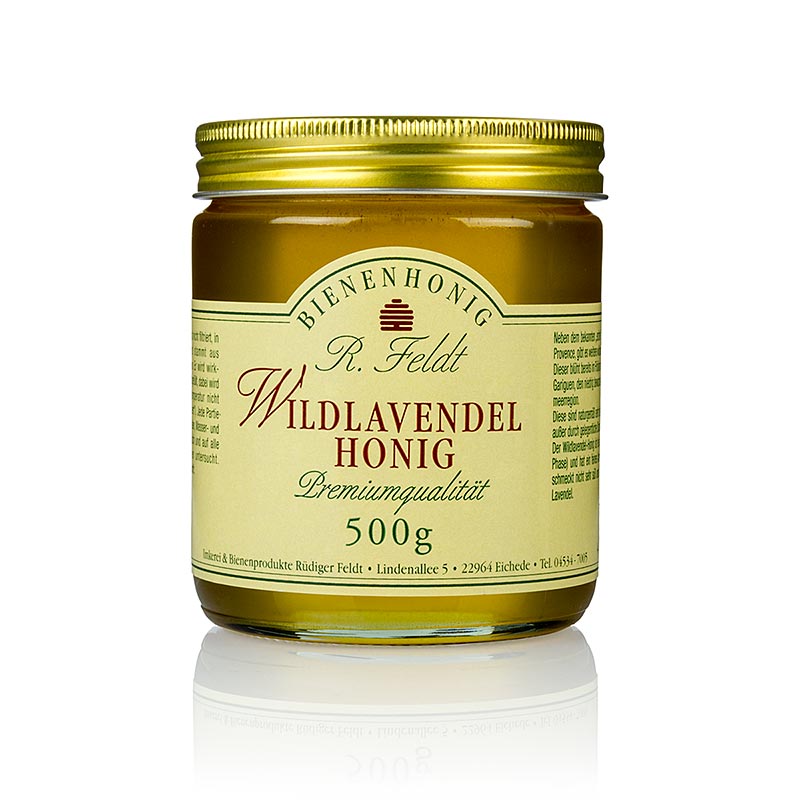 Wildlavendel-Honig, Mittelmeerregion, flüssig, klar, nicht süß, 500 g