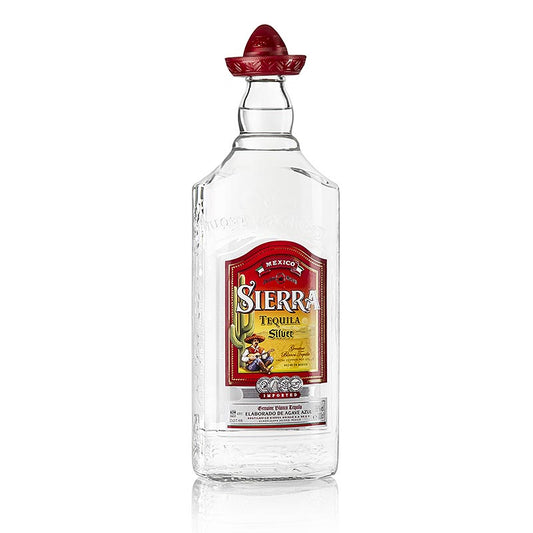 Sierra Tequila Silver, klar, 38% vol., 1 l