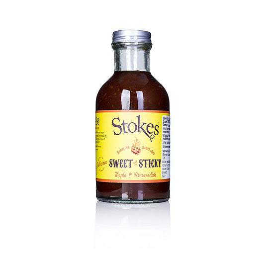 Stokes BBQ Sauce, Sweet & Sticky, mit Meerrettich, 250 ml