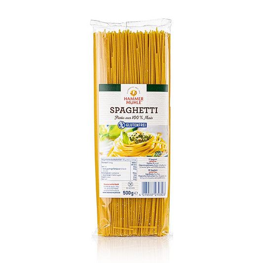 Hammermühle - Spaghetti aus Mais, laktose und glutenfrei, 500 g