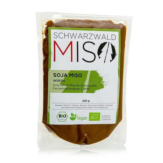 Miso Soja Paste, würzig, Schwarzwald Miso, BIO, 220 g
