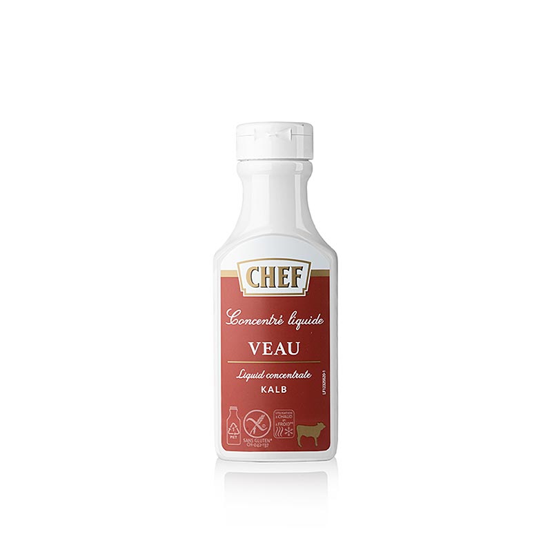 CHEF Premium Konzentrat - Kalbsfond, flüssig, für ca.6 Liter, 200 ml