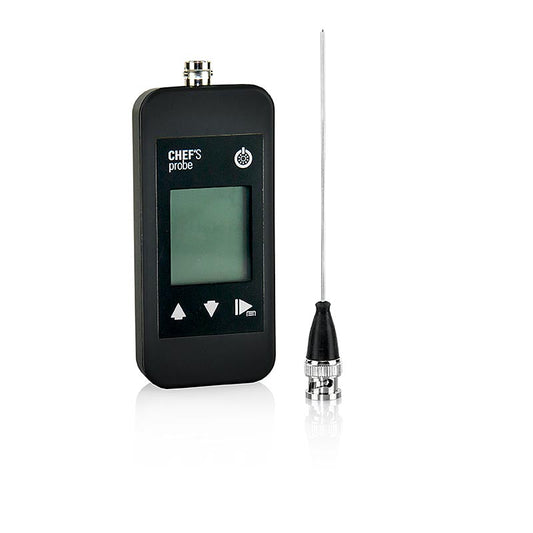 Chef´s Probe Thermometer mit Digitalanzeige, Einstechfühler, 1,5mm, schwarz, 1 St