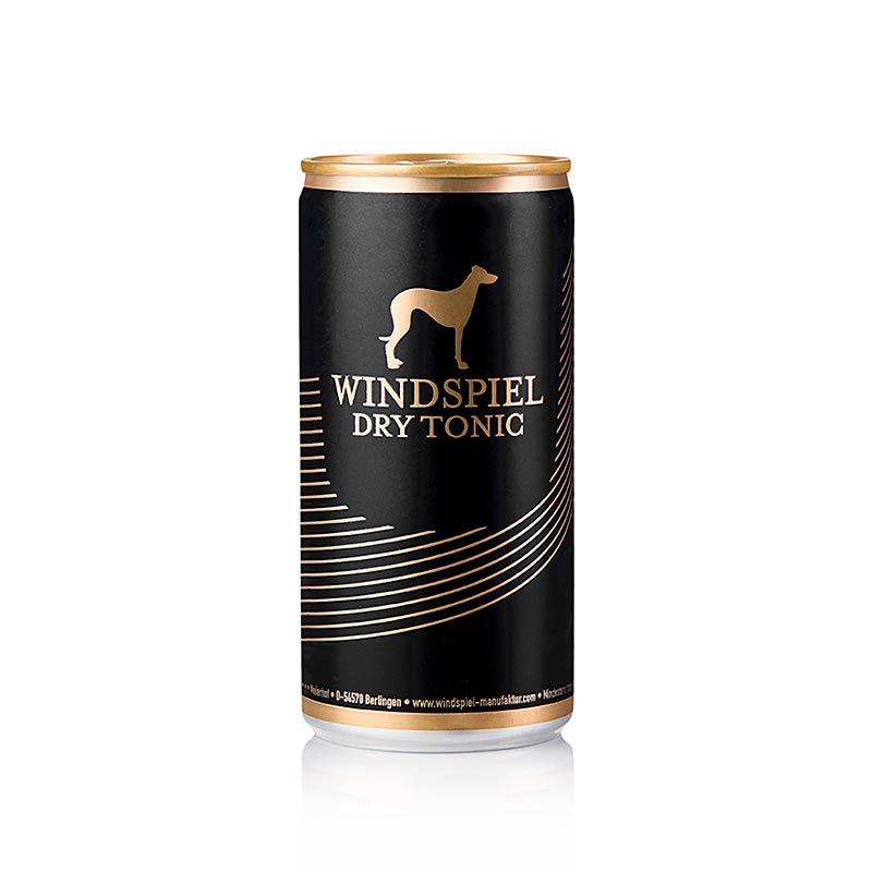 Windspiel - DRY Tonic Water aus der Eifel (schwarze Dose), 200 ml
