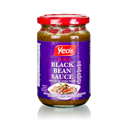 Black Bean Sauce, mit Knoblauch, Yeos, 270 g