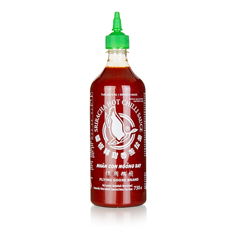 Chili-Sauce - Sriracha, scharf, Squeeze Flasche, Flying Goose, 730 ml