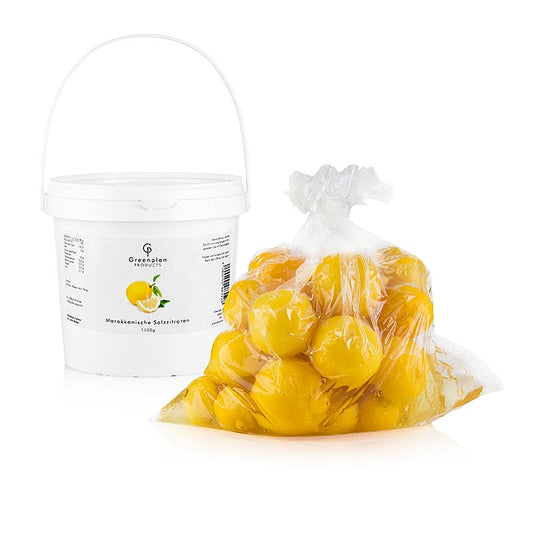 Eingelegte ganze Zitronen, gesalzen, 1,8 kg, ca.14 St