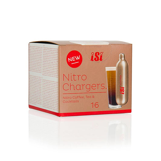 Einweg Nitrokapseln, für Nitro Cold Brew Coffee (reiner Stickstoff), iSi, 16 St