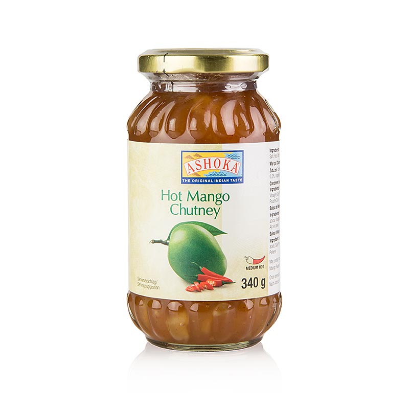 Mango Chutney, hot/ scharf, Ashoka, 340 g