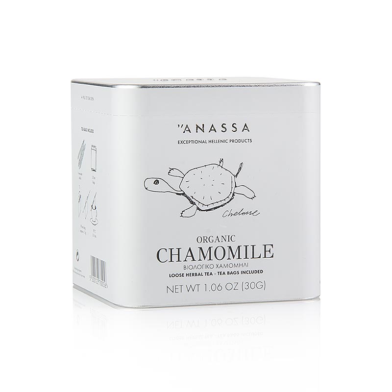 ANASSA Chamomile Tea (Kamillen Tee), lose mit 20 Beuteln, BIO, 30 g