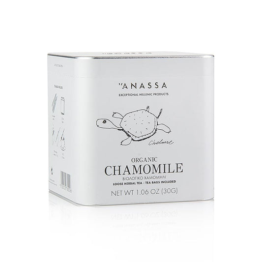 ANASSA Chamomile Tea (Kamillen Tee), lose mit 20 Beuteln, BIO, 30 g
