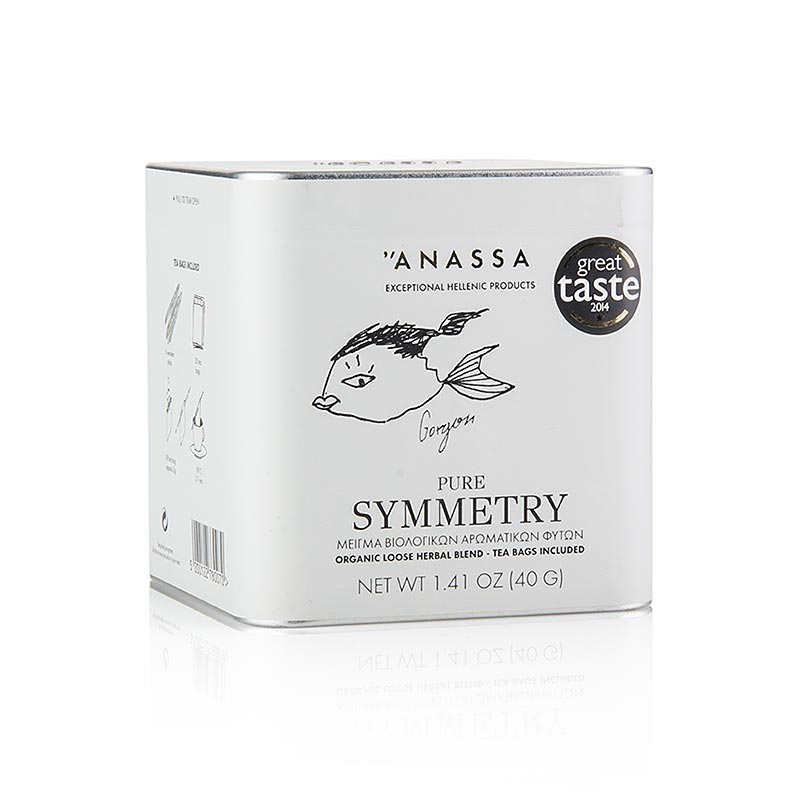 ANASSA Pure Symmetry Tea (Kräutertee), lose mit 20 Beuteln, BIO, 40 g