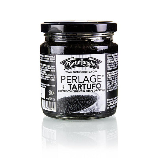 TARTUFLANGHE Trüffel Kaviar - "Perlage di Tartufo", aus Wintertrüffelsaft, 200 g