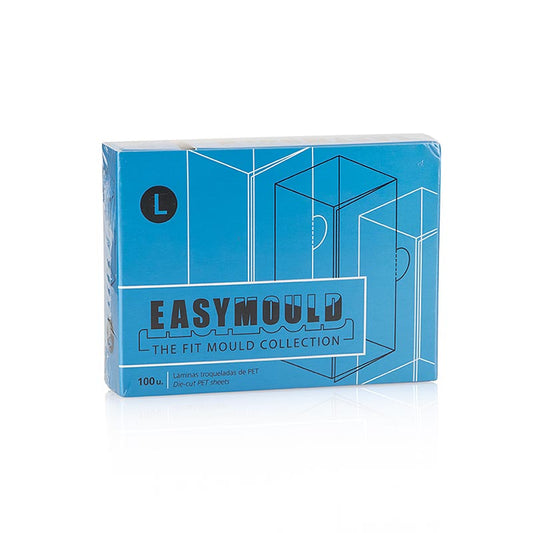 Easymould Cuadrado Folien, quadrat, ø2x2x8cm, Chefkoch (60/0009), 100 St