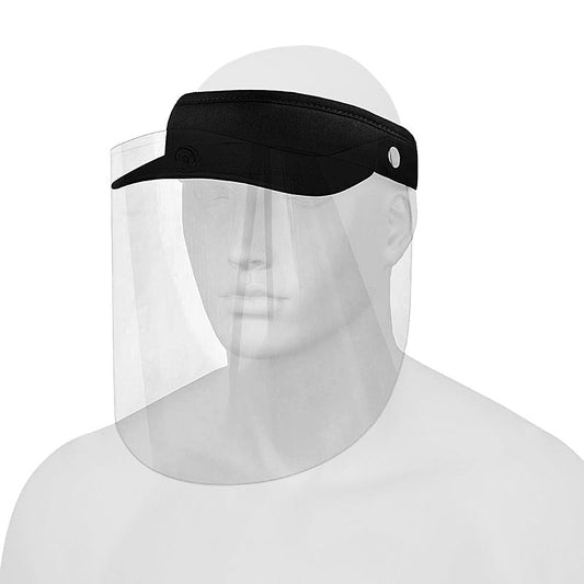 Activity Cap mit abnehmbarem Visierschild, größenverstellbar, schwarz, 1 St