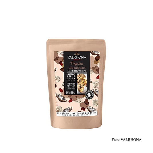 Valrhona Pépites noire, Schokoladen Tropfen, dunkel, Backfest (31841), 250 g