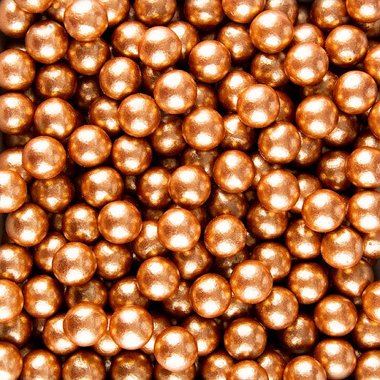 Mini Pearl Bronze, bronze Schokoladenperlen, 14mm, Dobla,  468 g, 312 St