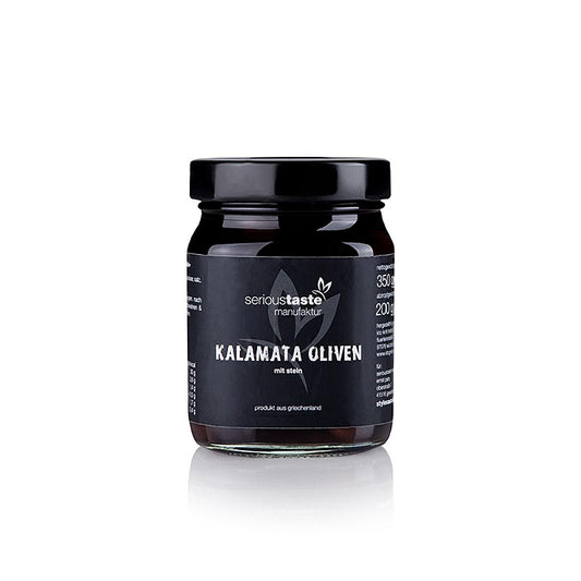 Serious Taste - Kalamata Oliven mit Kern, 350 g