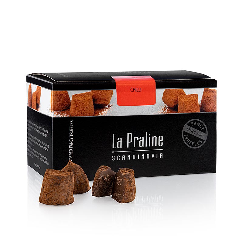 La Praline Fancy Truffles, Schokoladenkonfekt mit Chili, Schweden,  200 g