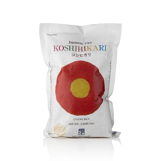 Koshihikari Umami Reis, Rundkorn Sushi Reis, Agri Yamazaki, 1 kg