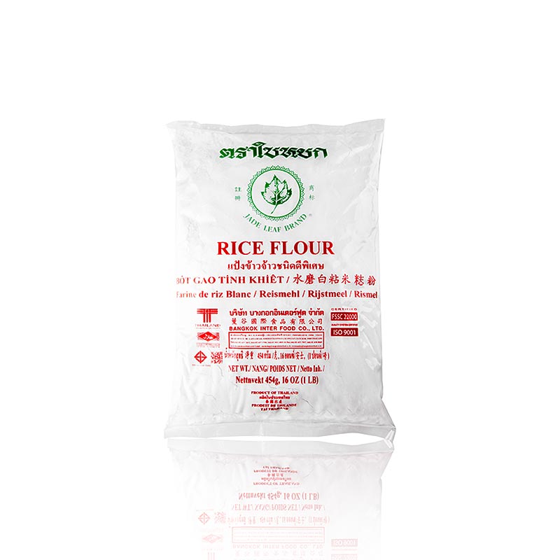 Reis-Mehl, weiß, Jade Leaf Brand, 454 g