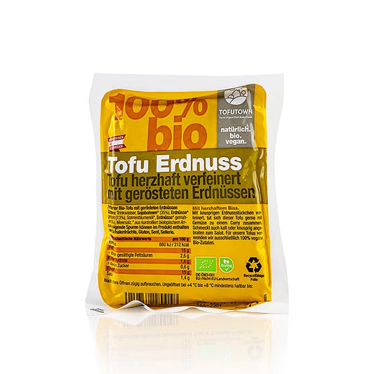 Tofu, fest, Erdnuss, Tofutown, BIO, 200 g
