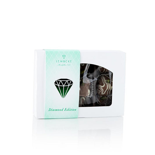 Teegebäck Kokos Marzipan Diamant, mit Vollmilch Schokolade, Lembcke,  90 g
