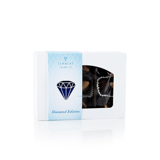 Teegebäck Schoko Nougat Diamant, mit Zartbitter Schokolade, Lembcke,  90 g