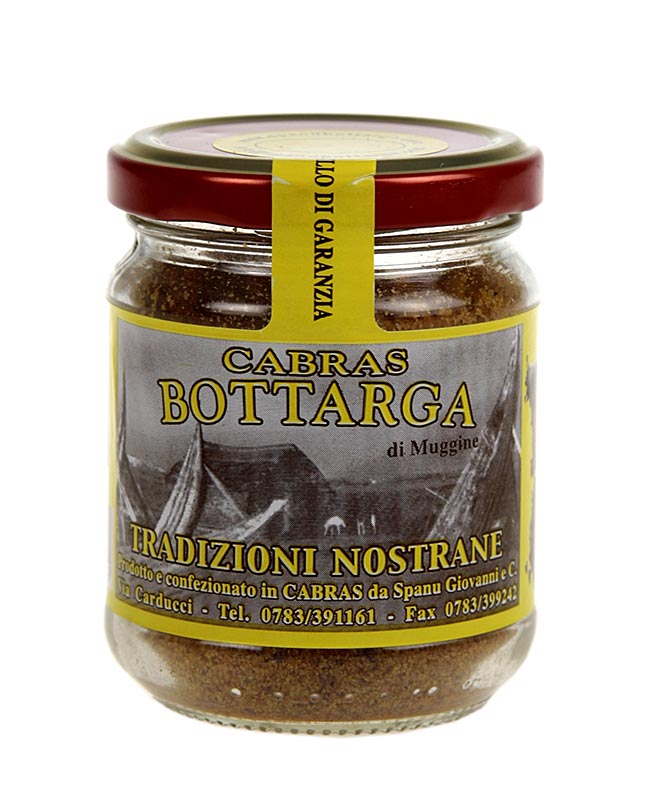 Bottarga di Muggine - Oeufs de mulet, moulus, Italie, 70 g