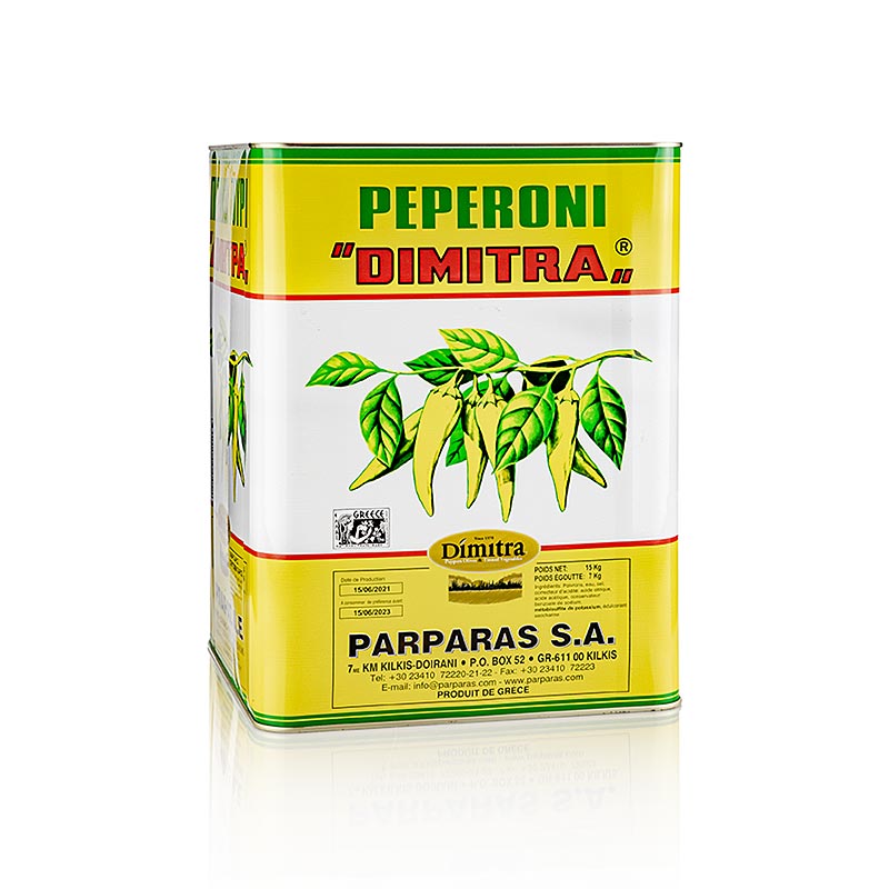 Poivrons marinés, doux, 15 kg