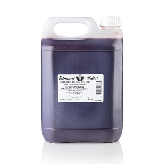 Vinaigre de vin rouge vieux, Fallot, 5 l