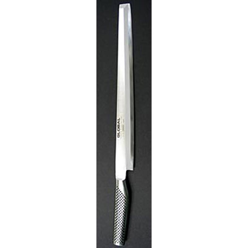 Global G-15 Couteau à poisson pour sushi et tako sashimi avec lame de 30 cm, acier de haute qualité, manche ergonomique pour une découpe précise dans la cuisine japonaise