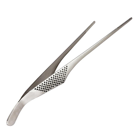 Global GS-28 Pincette longue (pincette de cuisine), 1 pc - Outil de cuisine utile au design typique de Global pour la tradition culinaire asiatique Convient pour retourner les aliments dans la poêle ou le wok