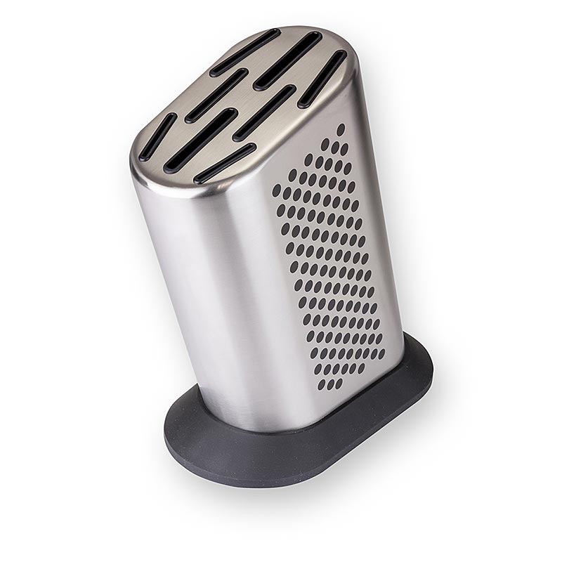 Global MB-6 bloc à couteaux, acier inoxydable à pois, pour 8 couteaux Global, 1 pc