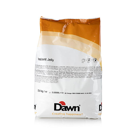 Gélifiant instantané Poudre de gelée instantanée pour des coulées de gelée lisses, claires et résistantes aux coupures, en emballage de 2,5 kg