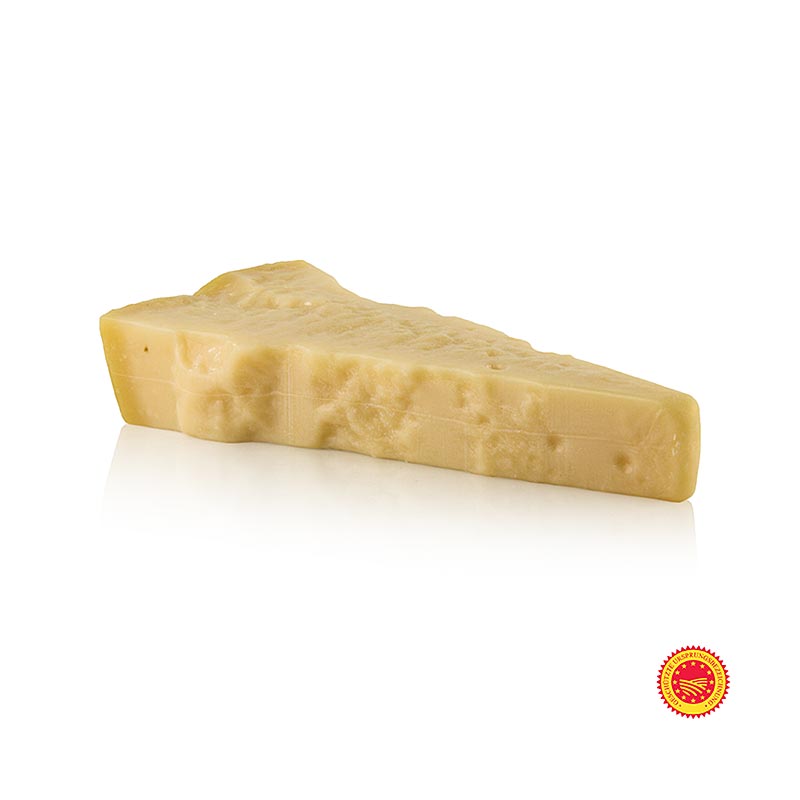Fromage Grana Padano DOP de qualité supérieure, affiné pendant 16 mois, environ 320 g, idéal pour râper sur les pâtes, le risotto ou la soupe