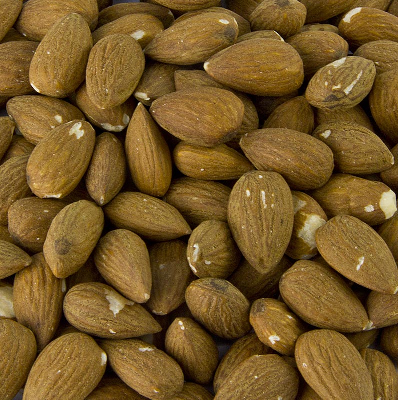 Amandes entières, brunes, 2,5 kg - Amandes douces polyvalentes convenant aux confiseurs et à la cuisine asiatique Goût sucré caractéristique et consistance délicate