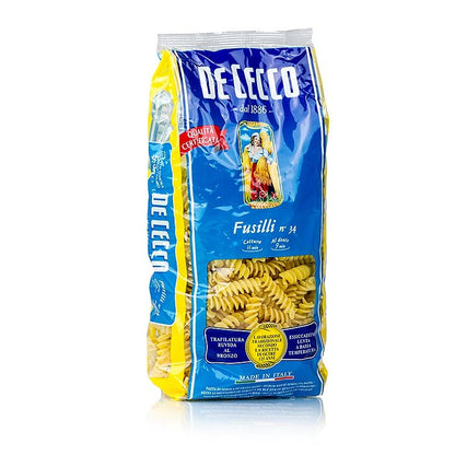 Fusilli De Cecco, n° 34, 500 g | Pâtes, produits à base de pâtes, frais/secs | thungourmet