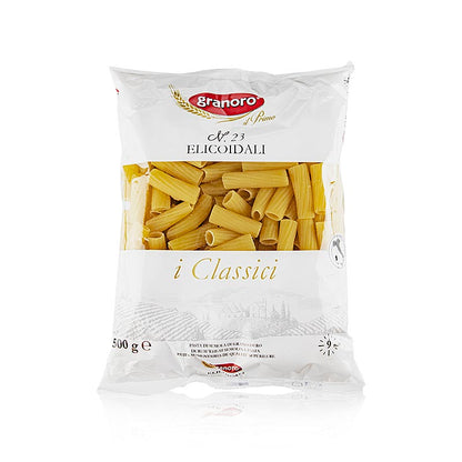Granoro Rigatoni/ Elicoidali, tubes courts, No.23, 500 g