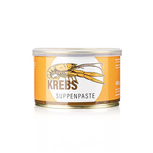 Pâte d'écrevisses, 450 g - Une base fine de graisse animale durcie, d'extraits d'écrevisses, de farine de blé et de paprika pour la préparation et l'affinage de soupes d'écrevisses