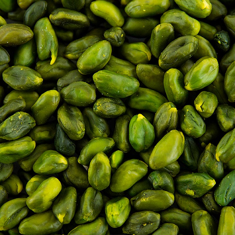 Pistaches décortiquées, extra vertes, qualité supérieure, 1 kg - fruits à noyau de qualité supérieure, goût aromatique et sucré, idéal pour la pâtisserie et la confiserie