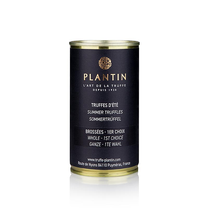 Truffes d'été, truffes entières, Plantin, 110 g - mûres et belles, idéales pour les terrines, pâtés, sauces et fromages frais