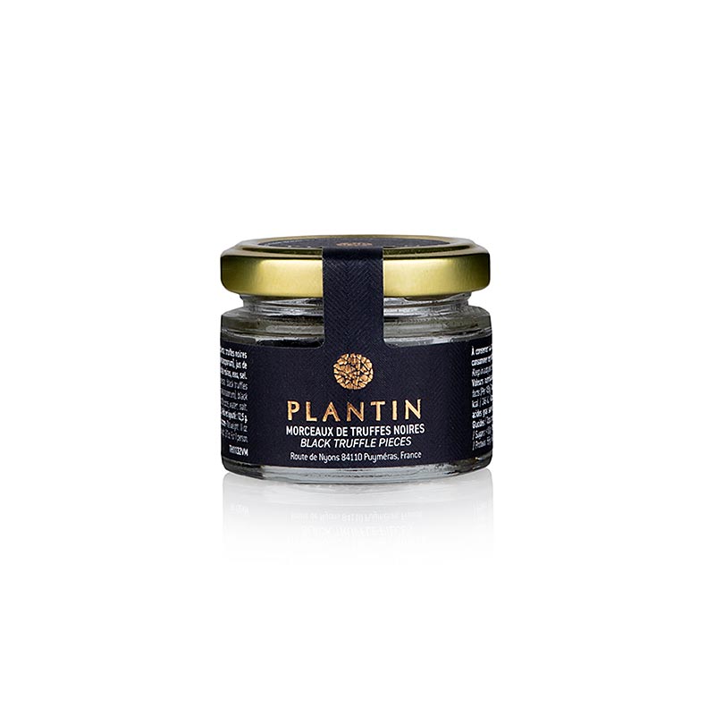 Truffes d'hiver (Tuber Melanosporum), Morceaux, morceaux de truffes, Plantin, 15 g - morceaux de truffes noires de haute qualité de Plantin, paquet de 15 g