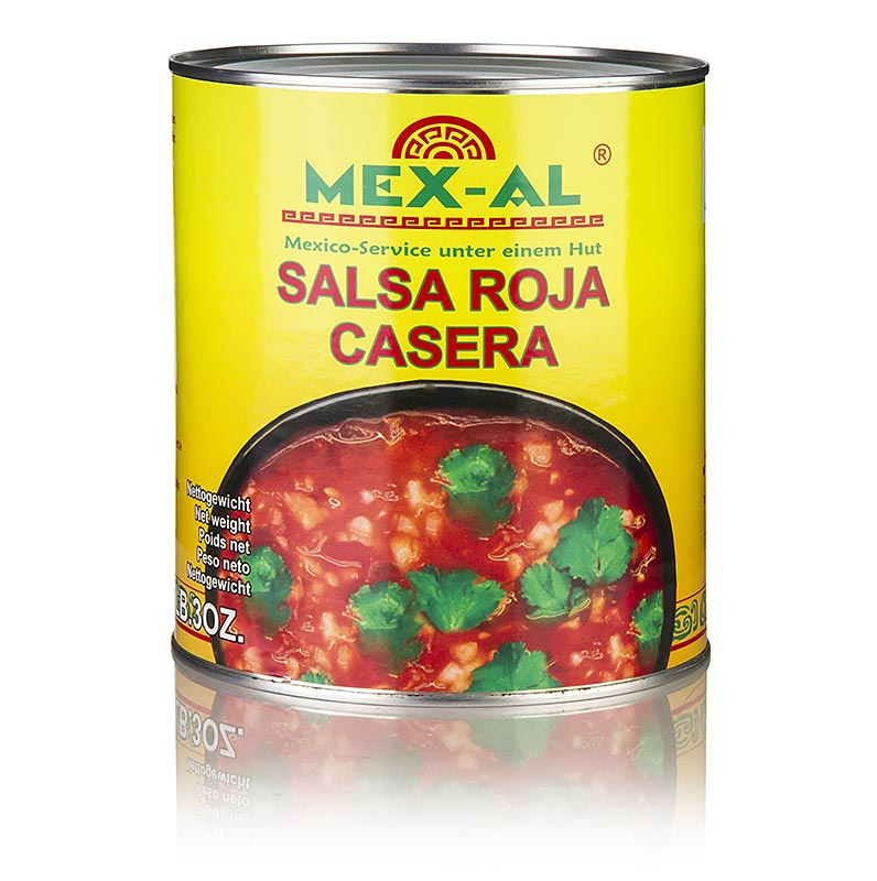 Authentique salsa cassera rouge, complément parfait aux chips de tortilla croustillantes, paquet de 2,8 kg