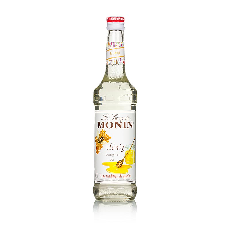 Sirop de miel Monin, 700 ml - produit polyvalent pour les cocktails, les sauces, les desserts et plus, avec une concentration exceptionnelle et un goût de miel authentique