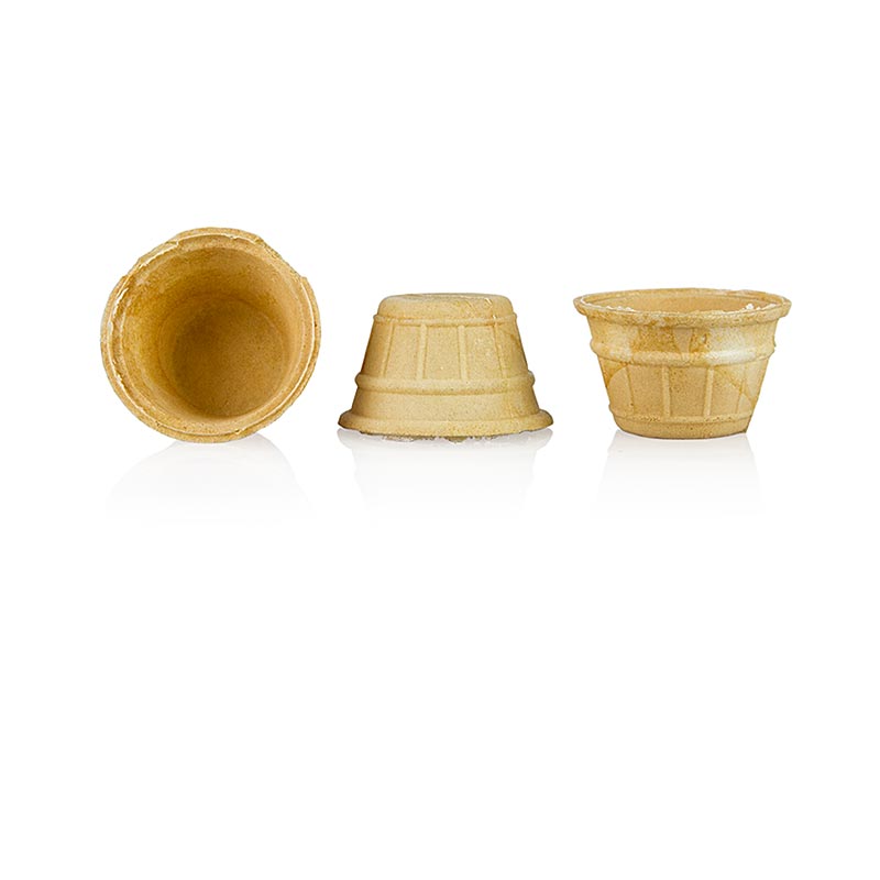 Pots à gaufres en portions, ø 27/40x27mm, 22ml, 2,9 kg, 1.380 pièces