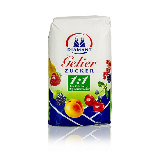Sucre gélifiant 1:1, 1 kg - Sucre gélifiant de haute qualité pour des confitures et gelées parfaites