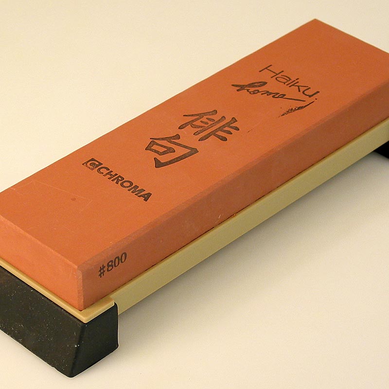 French

Haiku Home HH-07/H-11 Pierre à aiguiser avec support, grain 800, 1 pc - pierre à aiguiser de haute qualité pour un affûtage précis, support pratique inclus