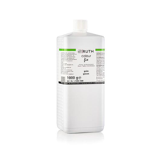 Colorant alimentaire vert liquide, très concentré, résistant à la chaleur jusqu'à 150°C, pour le sucre, la pâte d'amande, le fondant, les confiseries et les gâteaux