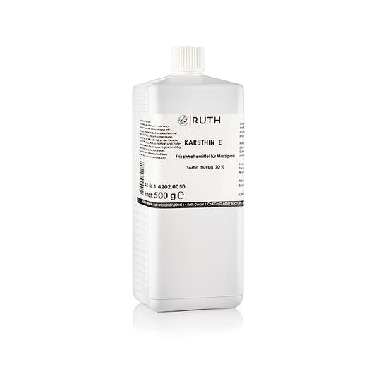 Sorbitol 70%, liquide, contient Karion F, 500 g - Succédané de sucre pour massepain, résistant à la chaleur, empêche la recristallisation